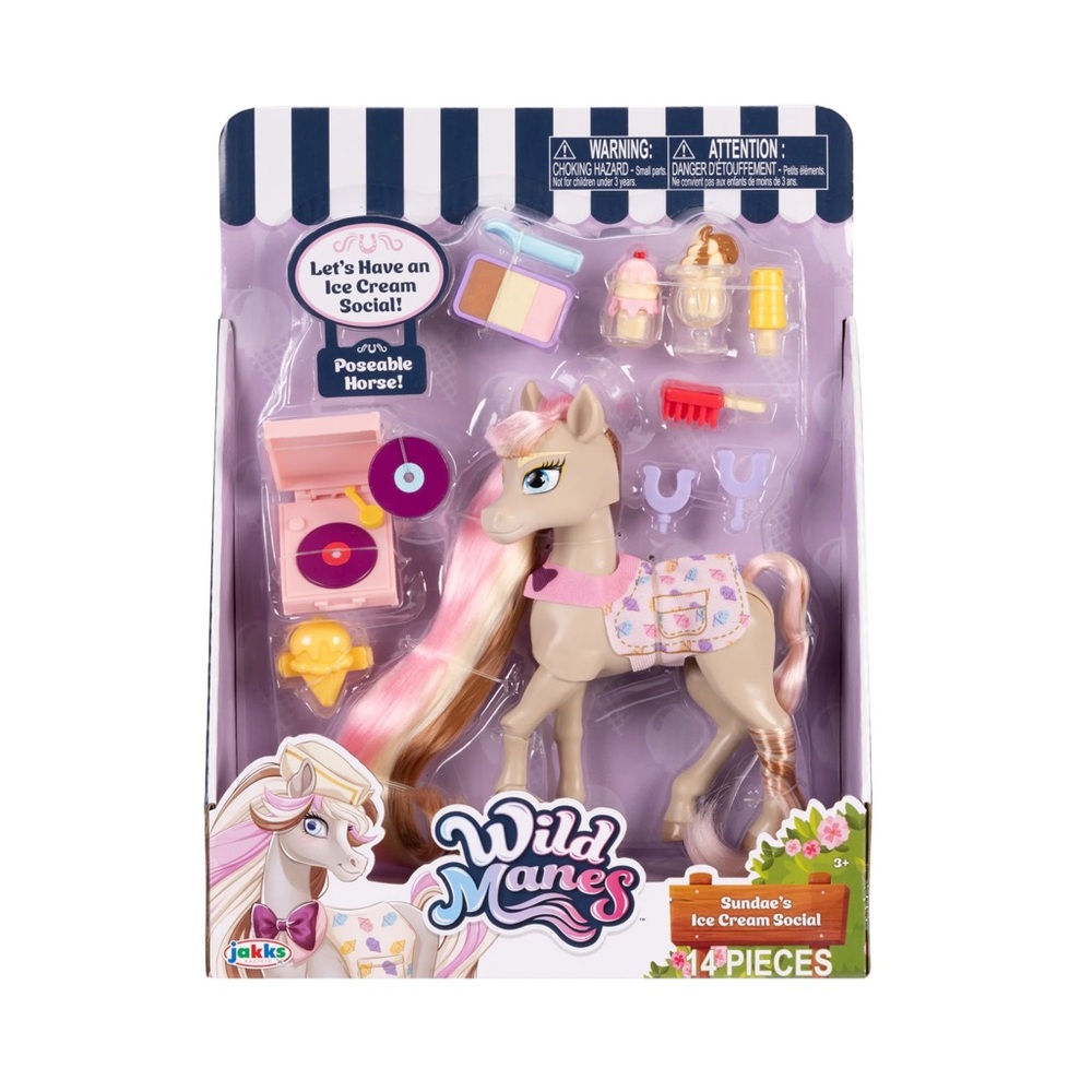 Ice Cream Social Horse Set - Pink and Cream